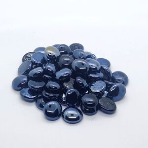 Black Chrome 3/4" Decorative Accent Marbles 12oz Bag